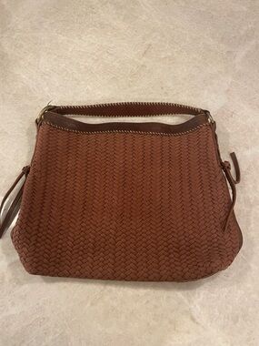 Woven Leather Shoulder Bag - Lucky Brand